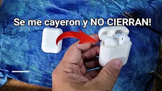 💥🔴Airpods tws inpods NO CIERRA LA CAJA y no cargan 💥solución [upl. by Eidnew]