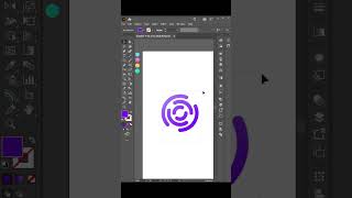 Creative Logo Design Process in Adobe Illustrator  Graphic Design Tutorial learning shorts [upl. by Oiznun]