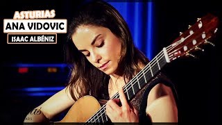 Ana Vidovic plays Asturias by Isaac Albéniz on a Jim Redgate classical guitar [upl. by Nosliw]