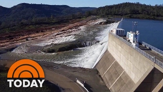 Oroville Dam No Return In Sight For 200000 Evacuees Amid Dangerous Storms  TODAY [upl. by Jorge]