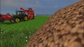 Grimme Rootster und Grimme FT300 Rübenroder Combination by LSEUCOM [upl. by Shanie]