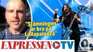 ”Stämningen på Lollapaloozafestivalen är bra” [upl. by Marlo140]