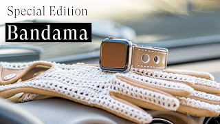 Special Edition Bandama – Apple Watch Band made from Mercedes 450 SL Leather [upl. by Enimasaj]