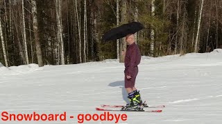 Snowboard  goodbye Горнолыжный курорт Телецкий  прекрасная горнолыжка Алтая [upl. by Rachele413]