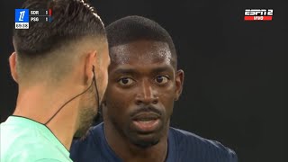 But de Ousmane Dembélé  Reims vs PSG 11  Résumé  LIGUE1 202425 [upl. by Lleddaw]