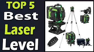 TOP 5 Best Laser Level Review 2024 [upl. by Eeralav]