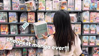 ₊˚⊹♡ cheapest manga shopping with me EVER  prices included [upl. by Chadd654]