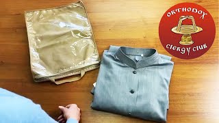 How to Fold an Inner Cassock Orthodox Clergy Club [upl. by Aloivaf]