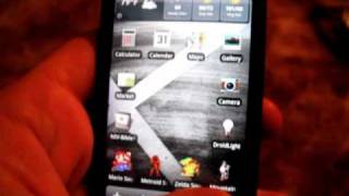 Droid X running Launcher Pro [upl. by Buttaro]