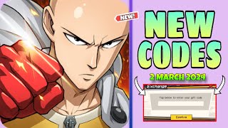 One Punch Man The Strongest New Gift Code March 2024  OPM The Strongest Codes [upl. by Tomlin317]