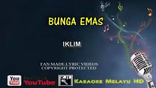 Bunga emasiklimkaraoke minus one HD [upl. by Nosliw]