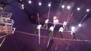 The Amazing 7Person Pyramid Featuring Nik Wallenda [upl. by Noerb]