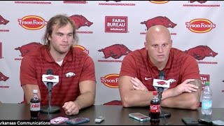 Luke Hasz and Landon Jackson Press Conference  Scrimmage 2 [upl. by Donahoe398]