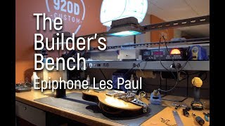 The Builders Bench  Episode 1  Turning an Epiphone Les Paul Into a Dream Guitar [upl. by Atiuqahs822]