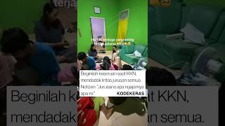 BEGINILAH KESERUAN SAAT KKN LINTAS JURUSAN anakkuliah dosen skripsi mahasiswa wisuda wisuda [upl. by Ikilisav]