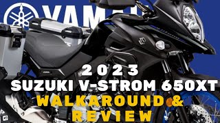 Discover the Ultimate AdventureTourer 2023 Suzuki VStrom 650XT Review [upl. by Nyleikcaj]