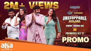 Unstoppable Ep 1 Promo🔥  Kajal Sreeleela Anil  UnstoppableWithNBK  Premieres Oct 17 [upl. by Ateuqahs]