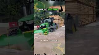 John Deere tractor vs FLOOD  Farmer vs Nature 🔥🌳 [upl. by Oicnanev]