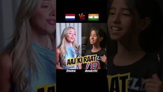 Aaj Ki Raat Singing Battle  Anukriti vs Emma Heesters  Female Cover Song aajkiraat stree2 [upl. by Herstein]