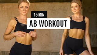 15 MIN ABS amp OBLIQUES Workout  No Equipment  Core strengthening exercises you can do anywhere [upl. by Rillis182]