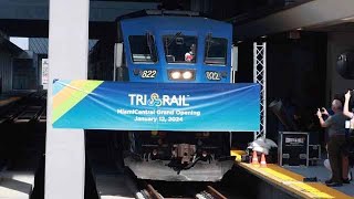 TriRail Miami Central Station Grand Opening [upl. by Aihcrop669]