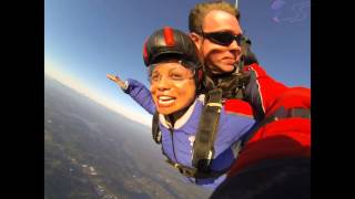 Michelle Matiass Tandem skydive [upl. by Nash]