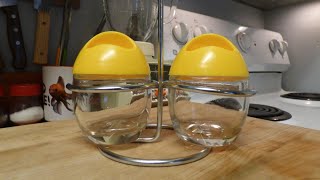 How to Poach Eggs in an Egg Coddler  Pyrex Glass made in FRANCE [upl. by Mignon]