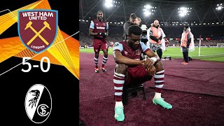 West Ham 50 Freiburg  KUDUS SCORES AMAZING GOAL [upl. by Evreh]