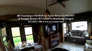 Sandpiper 35ROK by Forest River  Kamper Korner RV Center [upl. by Yelrihs376]