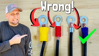 50 Failure Rate How To Install Crimp Connectors Like The Pros [upl. by Dennet]