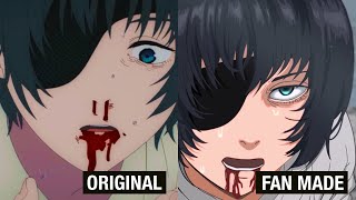 Mappa VS fan animation  chainsaw man Animation comparison [upl. by Goldy]