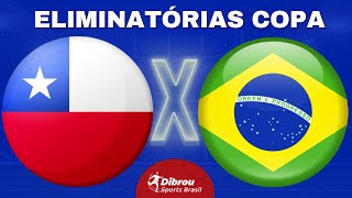 CHILE X BRASIL AO VIVO ELIMINATÓRIAS COPA DIRETO DO ESTÁDIO  RODADA 9  NARRAÇÃO [upl. by Aisaim]