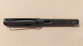 Lamy Safari Charcoal fountain pen review [upl. by Mercy]