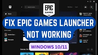 Epic Games Launcher Not Working Heres Whats Better [upl. by Ynar829]