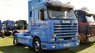 Truck Spotting Scania Super R420 amp R450 V8 Open Pipe Roar [upl. by Ecnerewal]