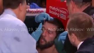 Andrade vs Akavov TKO  Jan 19 2019 [upl. by Atsugua]