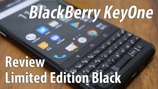 BlackBerry KeyOne Black Review  The Business Android Smartphone [upl. by Elynad]