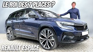 Essai Renault Espace 2023  1100 km dautonomie futur roi des 7 places [upl. by Nomor873]