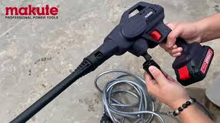 CORDLESS HIGH PRESSURE WASHERCHPW001 2B operation [upl. by Daenis911]