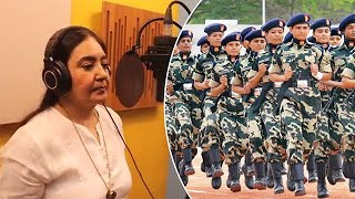 Jaspinder Narula Records A Special Song For Women Soldiers In CRPF [upl. by Danyluk]