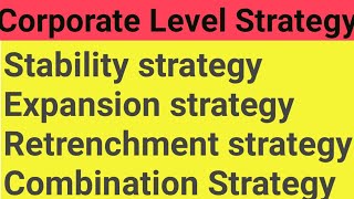 Corporate Level Strategy in Hindi  Strategic management [upl. by Neetsirhc]