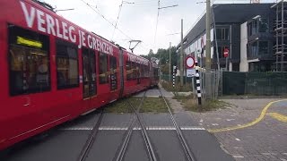 HTM RandstadRail 2 Kraayenstein  Leidschendam Leidsenhage via keerlus van Laan van NOI [upl. by Rodge]