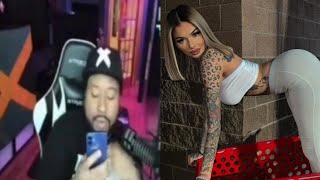 Celina Powell calls DJ Akademiks while on Stream amp says she got robbed by a rapper amp his friend [upl. by Arabeila657]