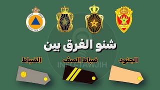 ما هو الفرق بين الضباط، ضباط الصف، الجنود؟ [upl. by Aryn298]