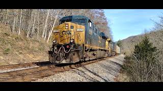 L201 at Miller Yard near Dungannon Virginia on the Clinchfield November 24 2024 [upl. by Jamin873]