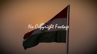 No Copyright Video of Indian Flag along with patriotic music  hd 60fps  smooth  free footage [upl. by Hayyim]