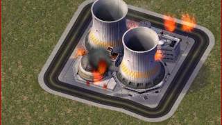 simcity 4 nuclear explosion [upl. by Ahsaya]