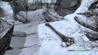 Skyrim How to get a Giants Club as a Weapon [upl. by Jahncke]