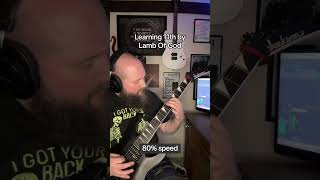 Learning 11th Hour by Lamb of God Guitar cover metal lambofgod guitar [upl. by Rockey]