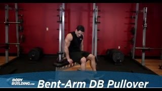 Bent Arm Dumbbell Pullover  Chest  Back Exercise  Bodybuildingcom [upl. by Selegna884]